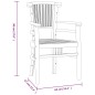 vidaXL Juego de comedor de jardín 7 piezas madera maciza de teca vidaXL Juego de comedor de jardín 7 piezas madera maciza de teca