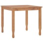 vidaXL Juego de comedor para jardín 5 piezas madera maciza de teca vidaXL Juego de comedor para jardín 5 piezas madera maciza de teca