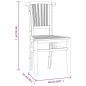 vidaXL Juego de comedor para jardín 5 piezas madera maciza de teca vidaXL Juego de comedor para jardín 5 piezas madera maciza de teca