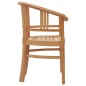 vidaXL Juego de comedor para jardín 3 pzas madera maciza de teca vidaXL Juego de comedor para jardín 3 pzas madera maciza de teca