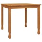 vidaXL Mesa de comedor de jardín madera maciza de teca 85x85x75 cm vidaXL Mesa de comedor de jardín madera maciza de teca 85x85x75 cm