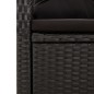 vidaXL Set de comedor de jardín 9 pzas y cojines ratán sintético negro vidaXL Set de comedor de jardín 9 pzas y cojines ratán sintético negro