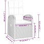 vidaXL Set de comedor de jardín 9 pzas y cojines ratán sintético negro vidaXL Set de comedor de jardín 9 pzas y cojines ratán sintético negro
