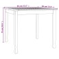 vidaXL Mesa de comedor de jardín madera maciza de teca 85x85x75 cm vidaXL Mesa de comedor de jardín madera maciza de teca 85x85x75 cm