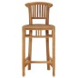 vidaXL Set mesa y sillas de bar de jardín 3 pzas madera maciza de teca vidaXL Set mesa y sillas de bar de jardín 3 pzas madera maciza de teca