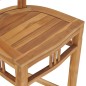 vidaXL Set mesa y sillas de bar de jardín 3 pzas madera maciza de teca vidaXL Set mesa y sillas de bar de jardín 3 pzas madera maciza de teca