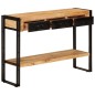 vidaXL Mesa consola madera maciza de mango 110x30x76 cm vidaXL Mesa consola madera maciza de mango 110x30x76 cm