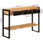 vidaXL Mesa consola madera maciza de mango 110x30x76 cm vidaXL Mesa consola madera maciza de mango 110x30x76 cm