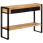 vidaXL Mesa consola madera maciza de mango 110x30x76 cm vidaXL Mesa consola madera maciza de mango 110x30x76 cm