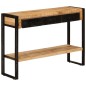 vidaXL Mesa consola madera maciza de mango 110x30x76 cm vidaXL Mesa consola madera maciza de mango 110x30x76 cm