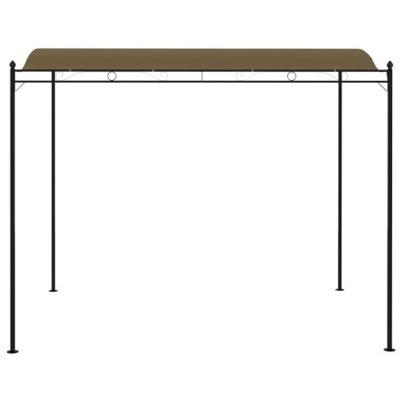 vidaXL Toldo parasol gris taupe 3x2,4 cm 180 g/m²