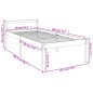 vidaXL Cama para personas mayores madera maciza de pino 90x200 cm vidaXL Cama para personas mayores madera maciza de pino 90x200 cm