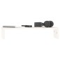 vidaXL Soporte de monitor madera maciza de pino blanco 50x27x10 cm