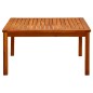 vidaXL Mesa de centro de jardín madera maciza de acacia 85x85x45 cm