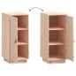 vidaXL Aparador de madera maciza de pino 34x40x75 cm