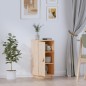 vidaXL Aparador de madera maciza de pino 34x40x75 cm