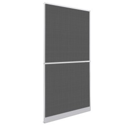 vidaXL Mosquitera con bisagras para puertas blanca 100x215 cm