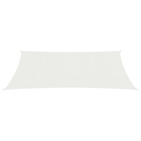 vidaXL Toldo de vela HDPE blanco 160 g/m² 2,5x4 m