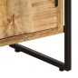 vidaXL Estantería de 4 niveles madera de mango rugosa 80x30x180 cm vidaXL Estantería de 4 niveles madera de mango rugosa 80x30x180 cm