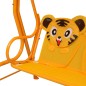 vidaXL Banco balancín para niños tela amarillo 115x75x110 cm vidaXL Banco balancín para niños tela amarillo 115x75x110 cm