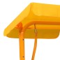 vidaXL Banco balancín para niños tela amarillo 115x75x110 cm vidaXL Banco balancín para niños tela amarillo 115x75x110 cm