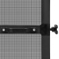 vidaXL Mosquitera con bisagras para puertas antracita 120x240 cm vidaXL Mosquitera con bisagras para puertas antracita 120x240 cm