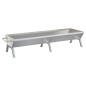 vidaXL Bandeja para barbacoa acero inoxidable plateado 158x42x31 cm vidaXL Bandeja para barbacoa acero inoxidable plateado 158x42x31 cm