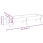 vidaXL Bandeja para barbacoa acero inoxidable plateado 158x42x31 cm vidaXL Bandeja para barbacoa acero inoxidable plateado 158x42x31 cm