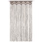 vidaXL Cortina de macramé algodón gris taupé 140x240 cm vidaXL Cortina de macramé algodón gris taupé 140x240 cm