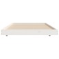 vidaXL Estructura de cama madera maciza de pino blanco 90x190 cm