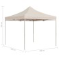 vidaXL Carpa plegable profesional de aluminio crema 3x3 m vidaXL Carpa plegable profesional de aluminio crema 3x3 m