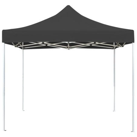 vidaXL Carpa plegable profesional de aluminio antracita 3x3 m