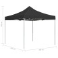 vidaXL Carpa plegable profesional de aluminio antracita 3x3 m vidaXL Carpa plegable profesional de aluminio antracita 3x3 m