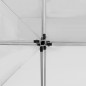 vidaXL Carpa plegable profesional de aluminio blanca 4,5x3 m