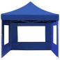 vidaXL Carpa plegable profesional con paredes aluminio azul 4,5x3 m