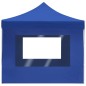 vidaXL Carpa plegable profesional con paredes aluminio azul 4,5x3 m