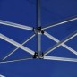 vidaXL Carpa plegable profesional con paredes aluminio azul 4,5x3 m