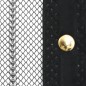 vidaXL Mosquiteras para puerta bloque magnético 2 uds negro 220x130 cm