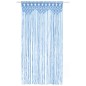vidaXL Cortina de macramé algodón azul 140x240 cm vidaXL Cortina de macramé algodón azul 140x240 cm