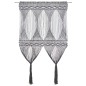 vidaXL Cortina de macramé algodón gris antracita 140x240 cm