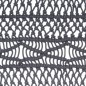 vidaXL Cortina de macramé algodón gris antracita 140x240 cm