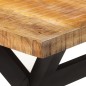vidaXL Mesa de comedor madera maciza de mango sin tratar 160x80x75 cm vidaXL Mesa de comedor madera maciza de mango sin tratar 160x80x75 cm