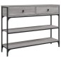 vidaXL Mesa consola madera de ingeniería gris Sonoma 100x25x75 cm vidaXL Mesa consola madera de ingeniería gris Sonoma 100x25x75 cm