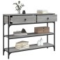 vidaXL Mesa consola madera de ingeniería gris Sonoma 100x25x75 cm vidaXL Mesa consola madera de ingeniería gris Sonoma 100x25x75 cm