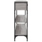 vidaXL Mesa consola madera de ingeniería gris Sonoma 100x25x75 cm vidaXL Mesa consola madera de ingeniería gris Sonoma 100x25x75 cm
