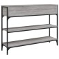vidaXL Mesa consola madera de ingeniería gris Sonoma 100x25x75 cm vidaXL Mesa consola madera de ingeniería gris Sonoma 100x25x75 cm