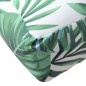 vidaXL Cojines para palets 2 unidades tela estampado de hojas vidaXL Cojines para palets 2 unidades tela estampado de hojas