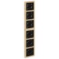 vidaXL Biombo separador 4 paneles madera maciza Paulownia marrón negro vidaXL Biombo separador 4 paneles madera maciza Paulownia marrón negro