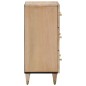 vidaXL Aparador 2 piezas madera maciza de mango 60x33x75 cm vidaXL Aparador 2 piezas madera maciza de mango 60x33x75 cm