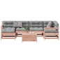 vidaXL Juego de muebles jardín 7 pzas y cojines madera abeto Douglas vidaXL Juego de muebles jardín 7 pzas y cojines madera abeto Douglas